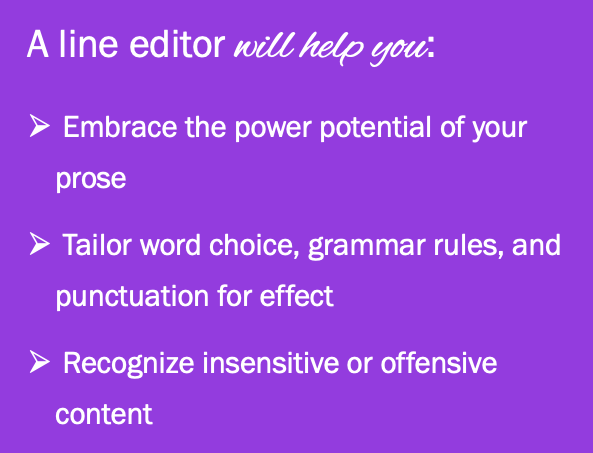 What line editors do and how line editors help writers