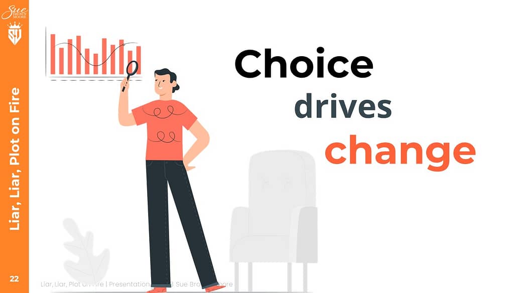 Choice drives change. What is character-driven fiction?