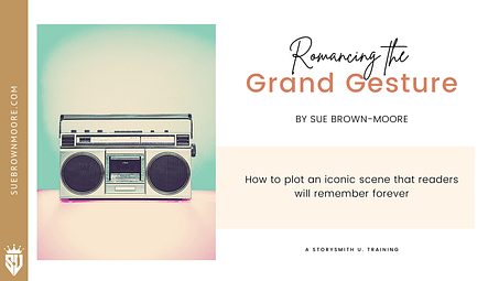 Romancing the Grand Gesture (cover slide)