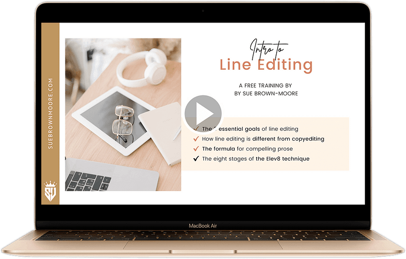 Intro to Line Editing: Free video training (watch on a laptop)