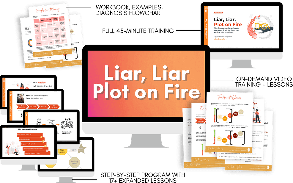 The full view of everything offered in Liar, Liar, Plot on Fire